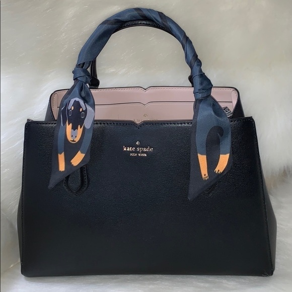 Doxi Dachshund Doberman Scarf Twilly Bandeau Tie - Picture 2 of 7